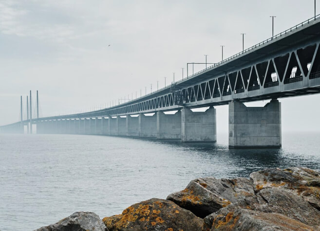 bridge over water